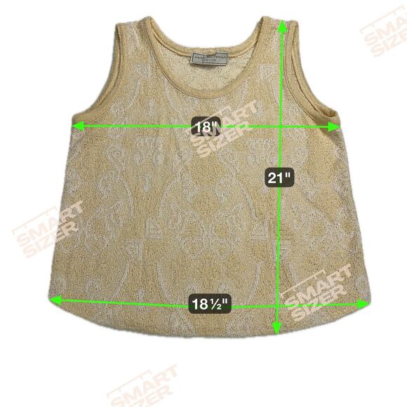 French Rags Buttercream Yellow Asian Inspired Pointelle Sweater Twinset Size M - Picture 10 of 16